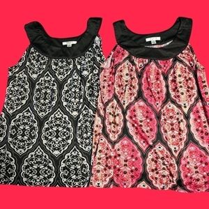 2 sleeveless tops Sz Small by Uniform JPR